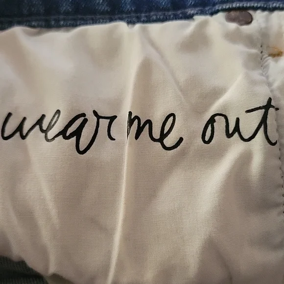 GRLFRND Split Hem 'Addison'‎ Jeans Beginners Luck Wash 24 Button Fly Made In USA - Picture 12 of 12